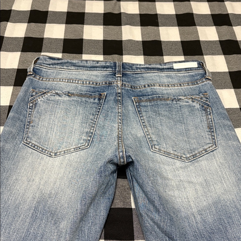 Buckle Black Fit No.256 Boyfriend Ankle Jeans Womens 28 x 27 Stretch Destruction - Picture 9 of 14